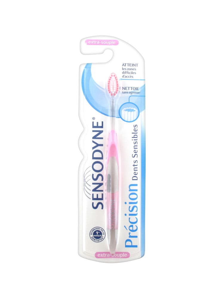 Sensodyne Brosse à Dents Précision Extra Souple - Couleur : Rose