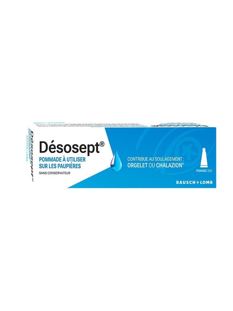 Bausch + Lomb Désosept Pommade à Utiliser sur les Paupières 15 g
