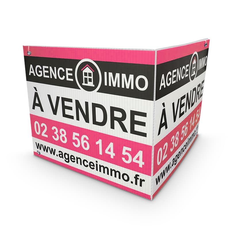 20.00000 Panneaux Immobilier Double Alvéolaires 160 x 60 cm - Easyflyer